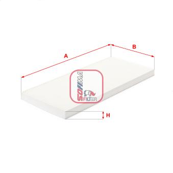 Filtre, air de l'habitacle SOFIMA