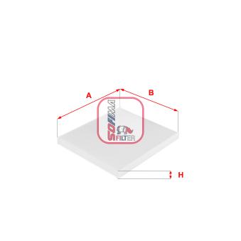 Filtre, air de l'habitacle SOFIMA