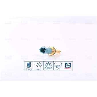 Sonde de température, liquide de refroidissement NISSENS 207019