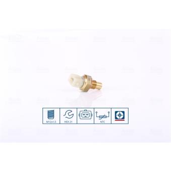 Sonde de température, liquide de refroidissement NISSENS 207023