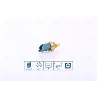 Sonde de température, liquide de refroidissement NISSENS 207033