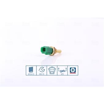 Sonde de température, liquide de refroidissement NISSENS 207056