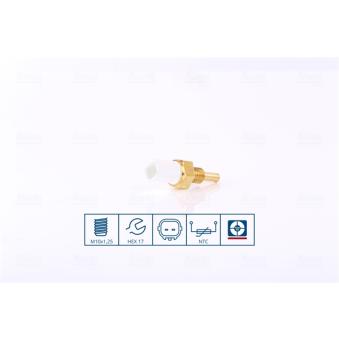 Sonde de température, liquide de refroidissement NISSENS 207066