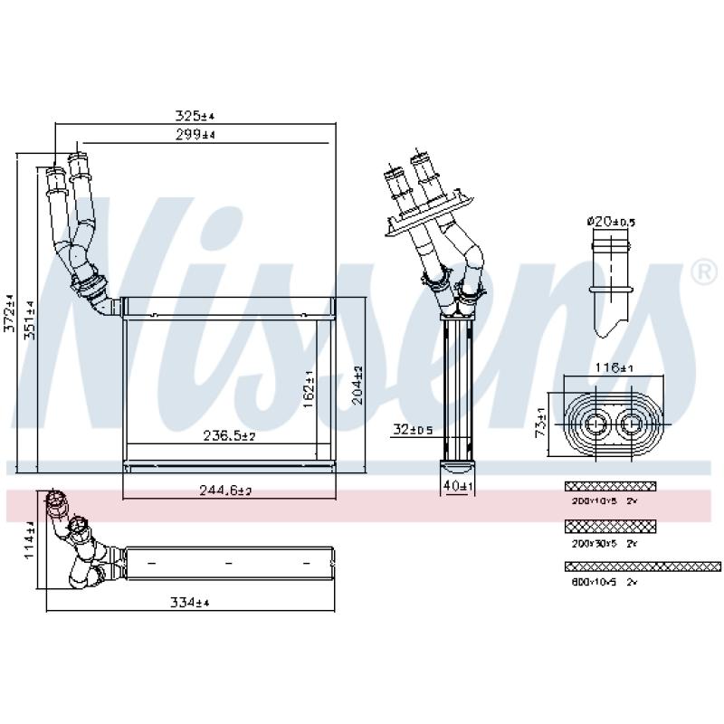 Système de chauffage NISSENS 707299 - Visuel 1