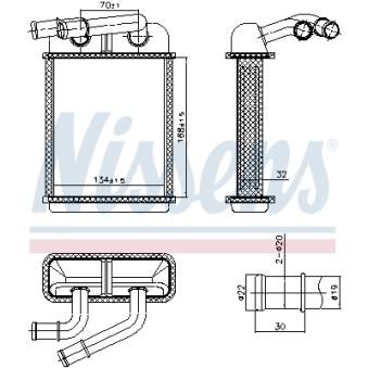 Système de chauffage NISSENS 707313