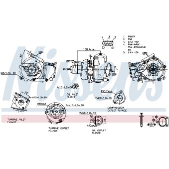 Turbocompresseur, suralimentation NISSENS