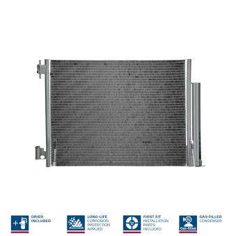 Condenseur, climatisation NISSENS 940321