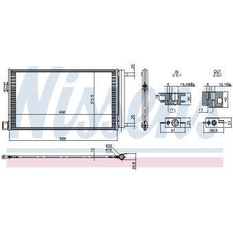 Condenseur, climatisation NISSENS