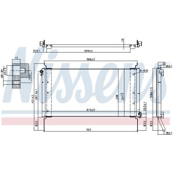 Condenseur, climatisation NISSENS 94217