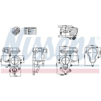 Vanne EGR NISSENS 98156