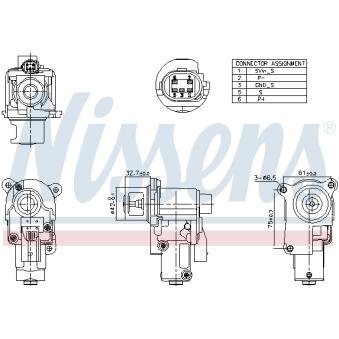 Vanne EGR NISSENS 98174