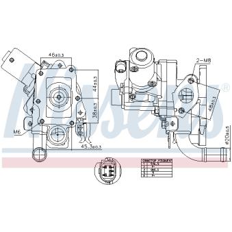 Vanne EGR NISSENS 98514