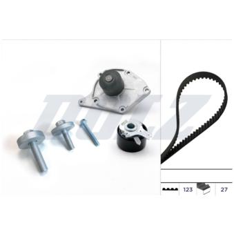 Pompe à eau + kit de courroie de distribution DOLZ