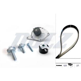 Pompe à eau + kit de courroie de distribution DOLZ