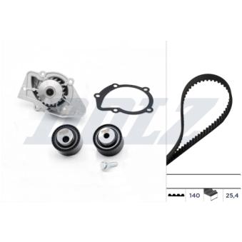 Pompe à eau + kit de courroie de distribution DOLZ