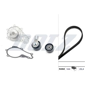 Pompe à eau + kit de courroie de distribution DOLZ