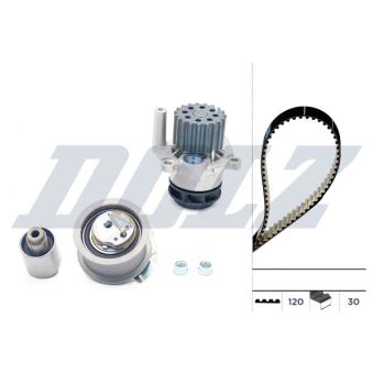Pompe à eau + kit de courroie de distribution DOLZ
