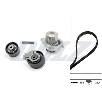 Pompe à eau + kit de courroie de distribution DOLZ