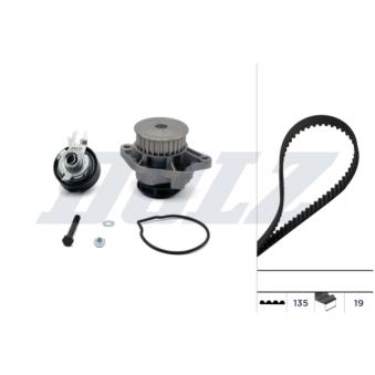 Pompe à eau + kit de courroie de distribution DOLZ