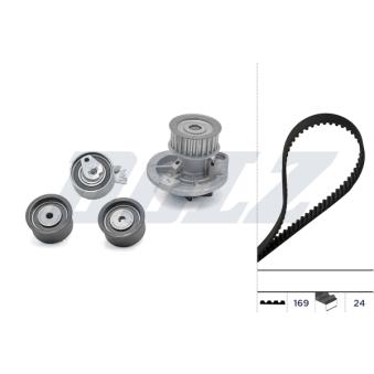 Pompe à eau + kit de courroie de distribution DOLZ