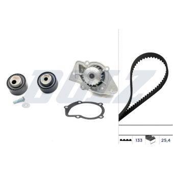 Pompe à eau + kit de courroie de distribution DOLZ