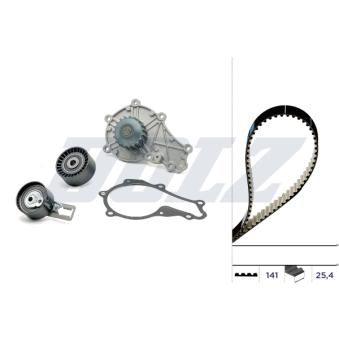 Pompe à eau + kit de courroie de distribution DOLZ