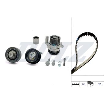 Pompe à eau + kit de courroie de distribution DOLZ