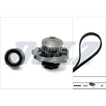 Pompe à eau + kit de courroie de distribution DOLZ