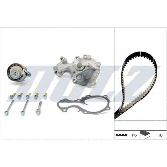 Pompe à eau + kit de courroie de distribution DOLZ