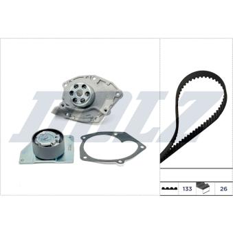 Pompe à eau + kit de courroie de distribution DOLZ