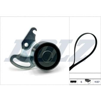 Jeu de courroies trapézoïdales à nervures DOLZ