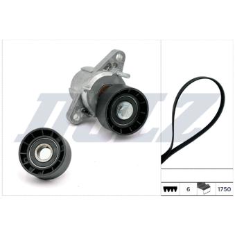 Jeu de courroies trapézoïdales à nervures DOLZ