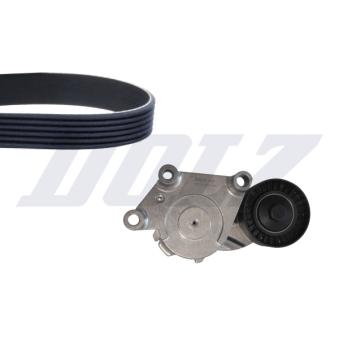 Jeu de courroies trapézoïdales à nervures DOLZ