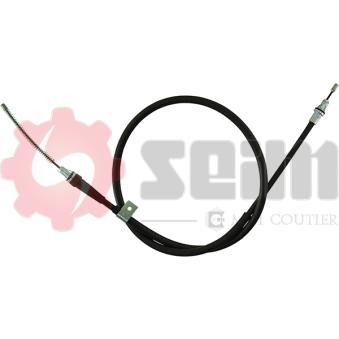 Tirette à câble, frein de stationnement arrière gauche SEIM 554347