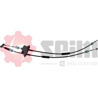 Tirette à câble, boîte de vitesse manuelle SEIM 555250