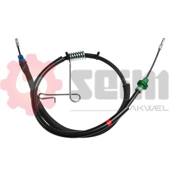 Tirette à câble, frein de stationnement arrière droit SEIM 556238