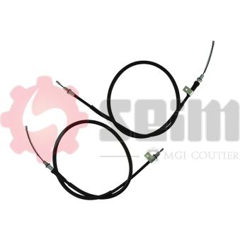 Tirette à câble, frein de stationnement SEIM 805062