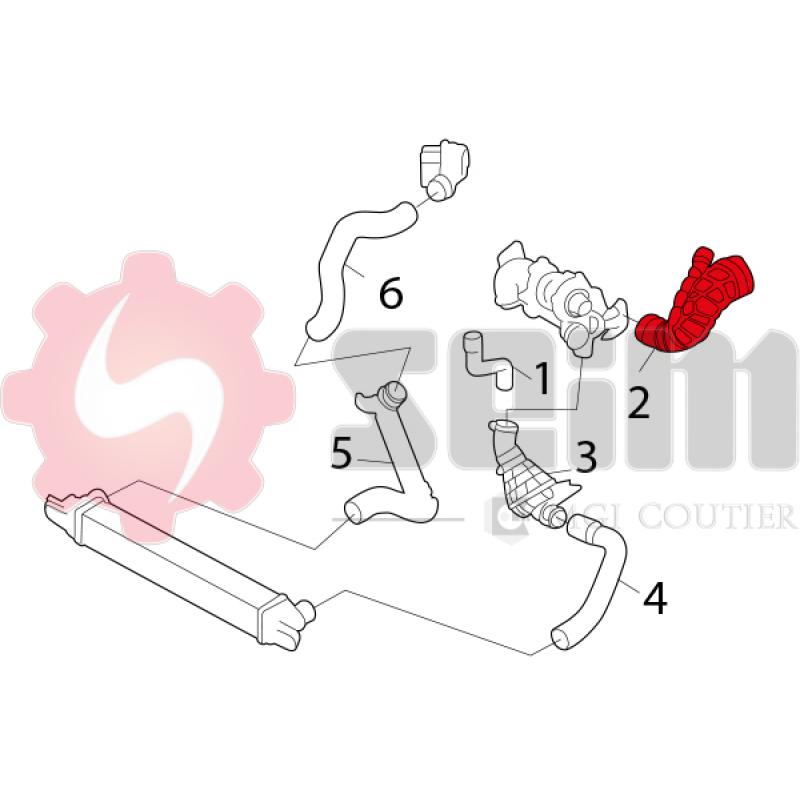 Gaine de suralimentation SEIM 981128 - Visuel 2