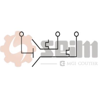 Interrupteur de température, ventilateur de radiateur SEIM