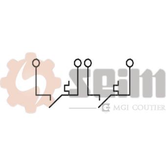 Interrupteur de température, ventilateur de radiateur SEIM TH252