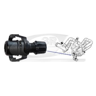 Bouchon, bride de liquide de refroidissement 3RG