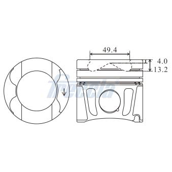 Piston FRECCIA FP23-100700
