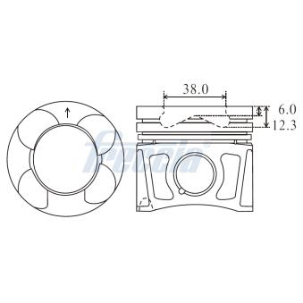 Piston FRECCIA FP23-101500
