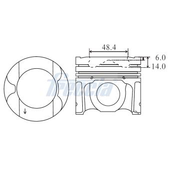 Piston FRECCIA FP23-102300