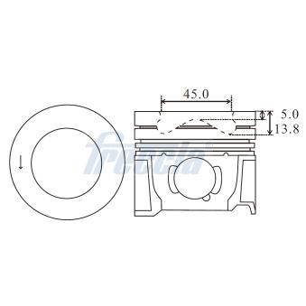 Piston FRECCIA FP23-106900