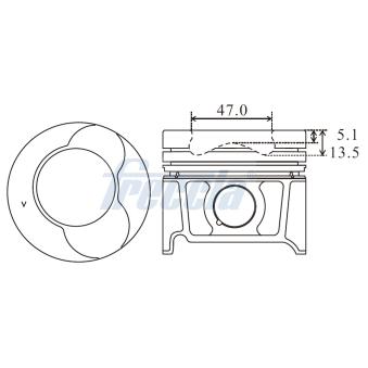 Piston FRECCIA FP23-107750