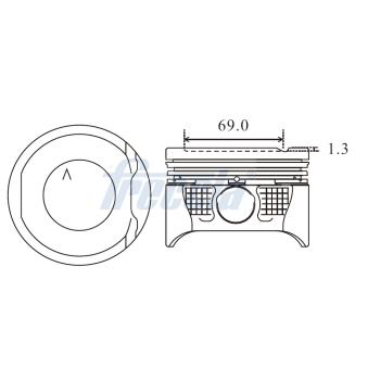 Piston FRECCIA FP23-108100