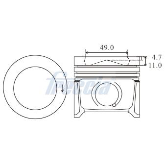 Piston FRECCIA FP23-113200