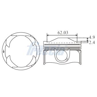 Piston FRECCIA FP23-113700