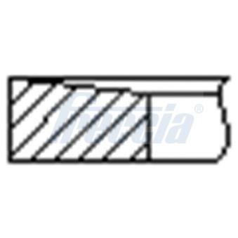 Jeu de segments de pistons FRECCIA FR10-350700